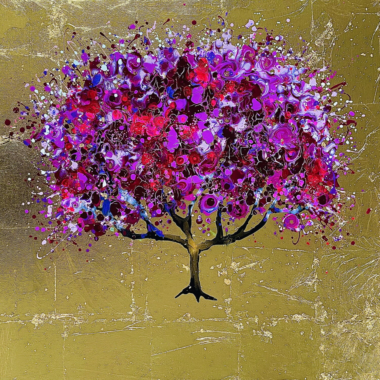 The Sweetest Cherry Tree 60x60x4cm