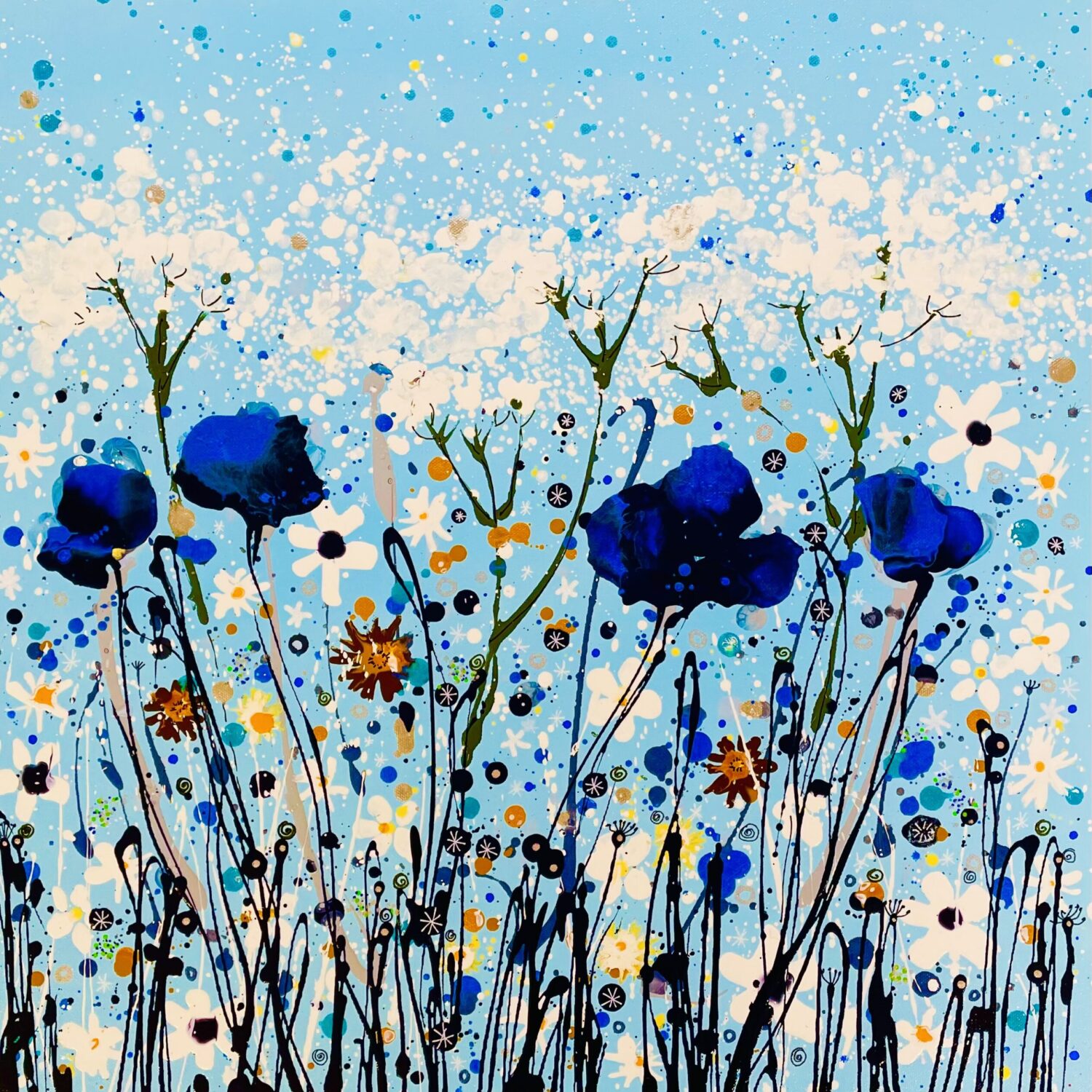 Moon Poppy Sing 50x50x4cm