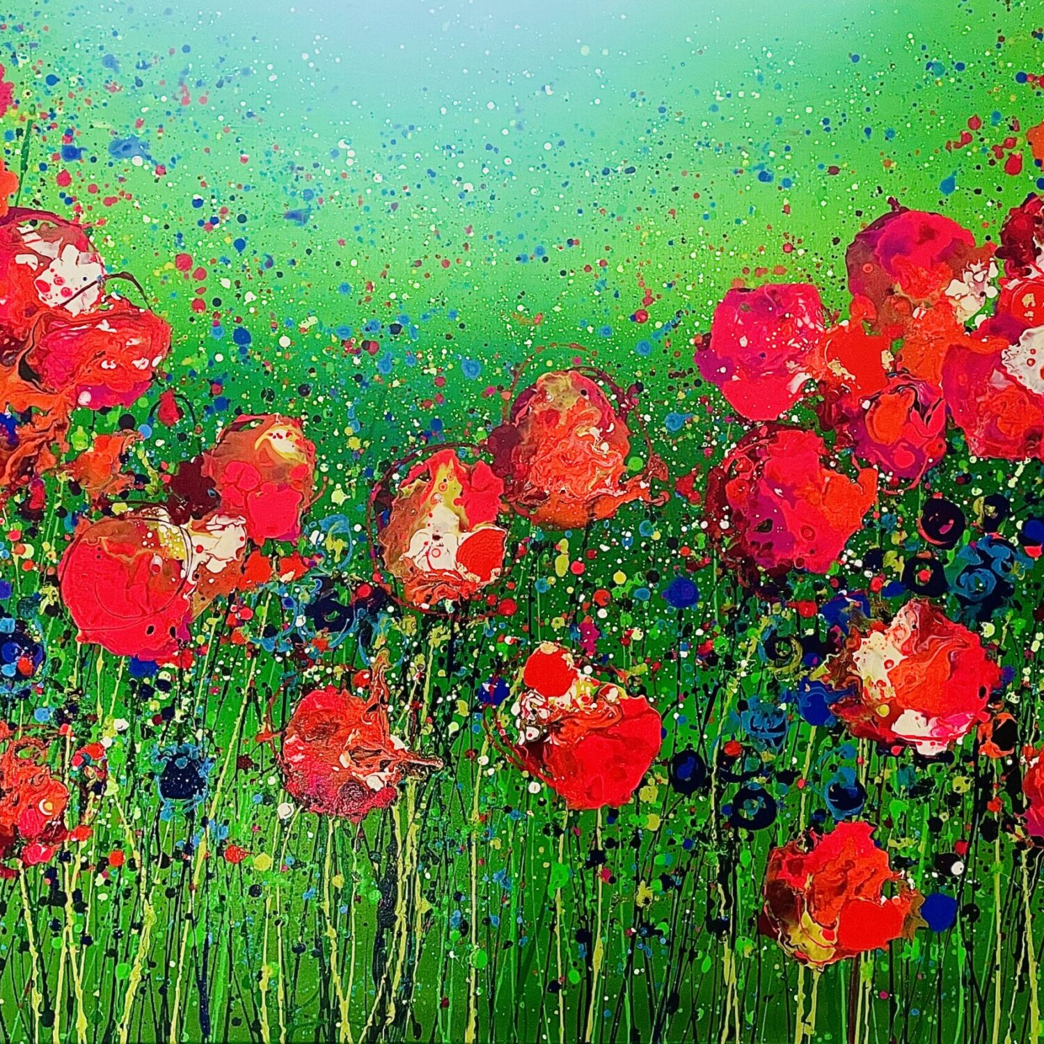 Poppy Pizazz 120x80x4cm