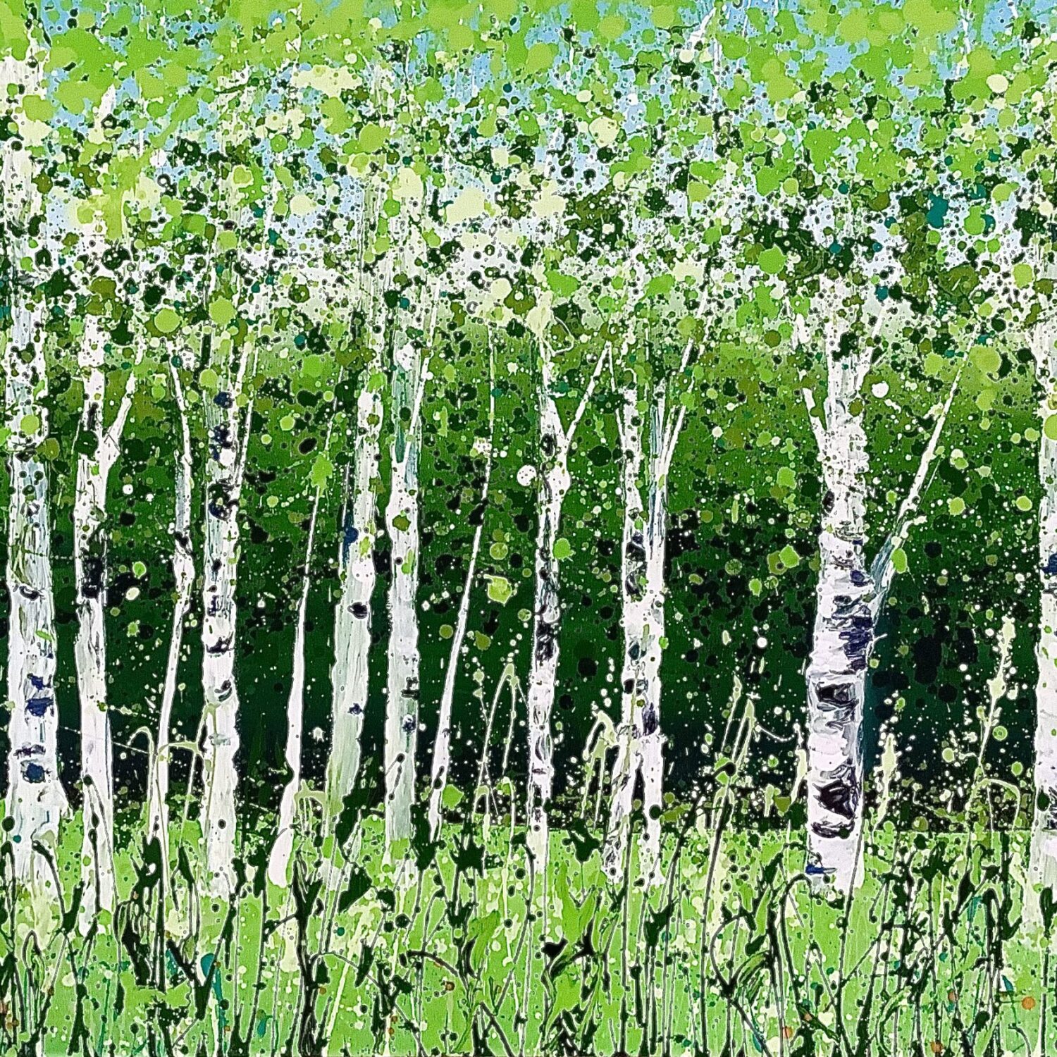 Gentle Silver Birch 90x60x4cm