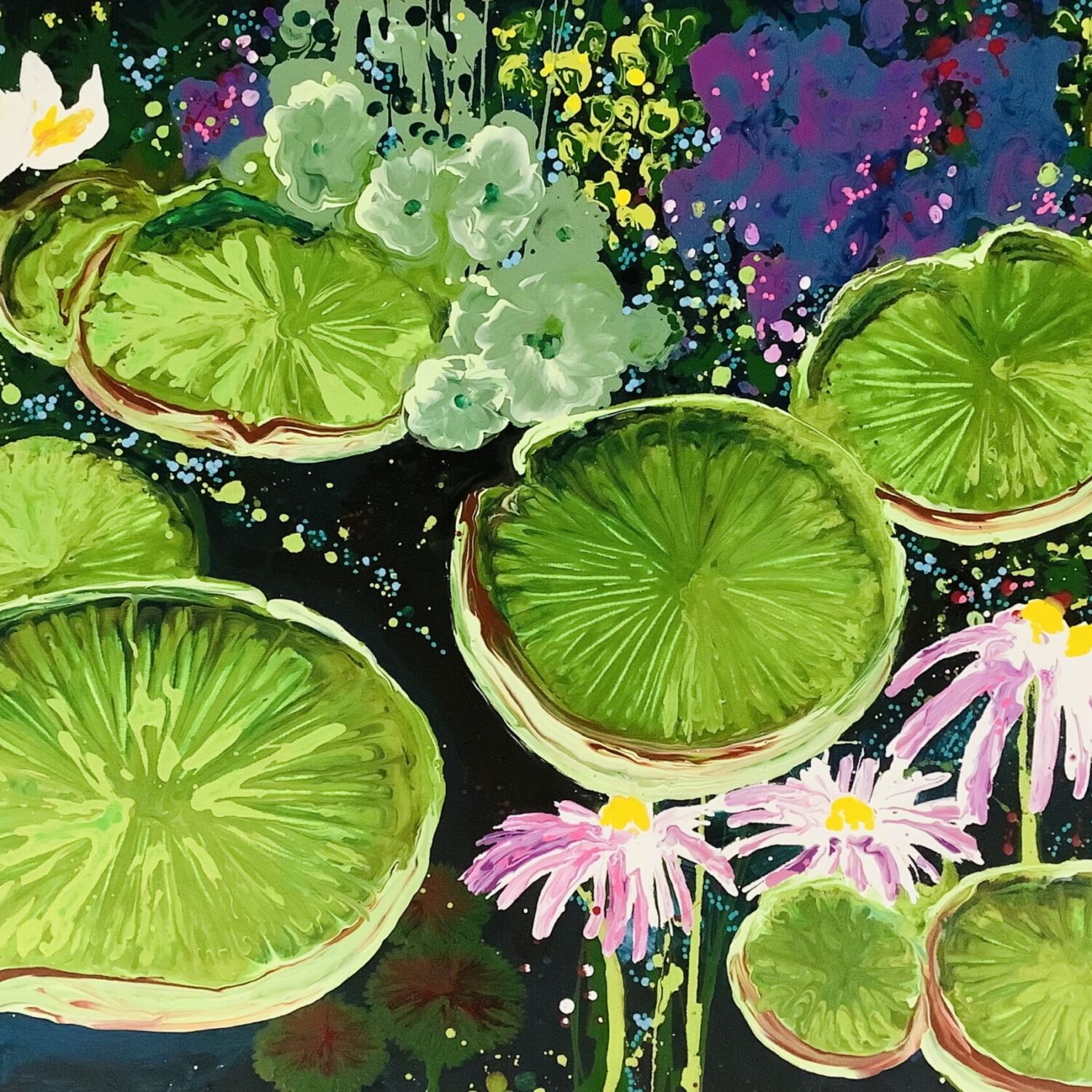 Kew Waterlilies 90x60x4cm
