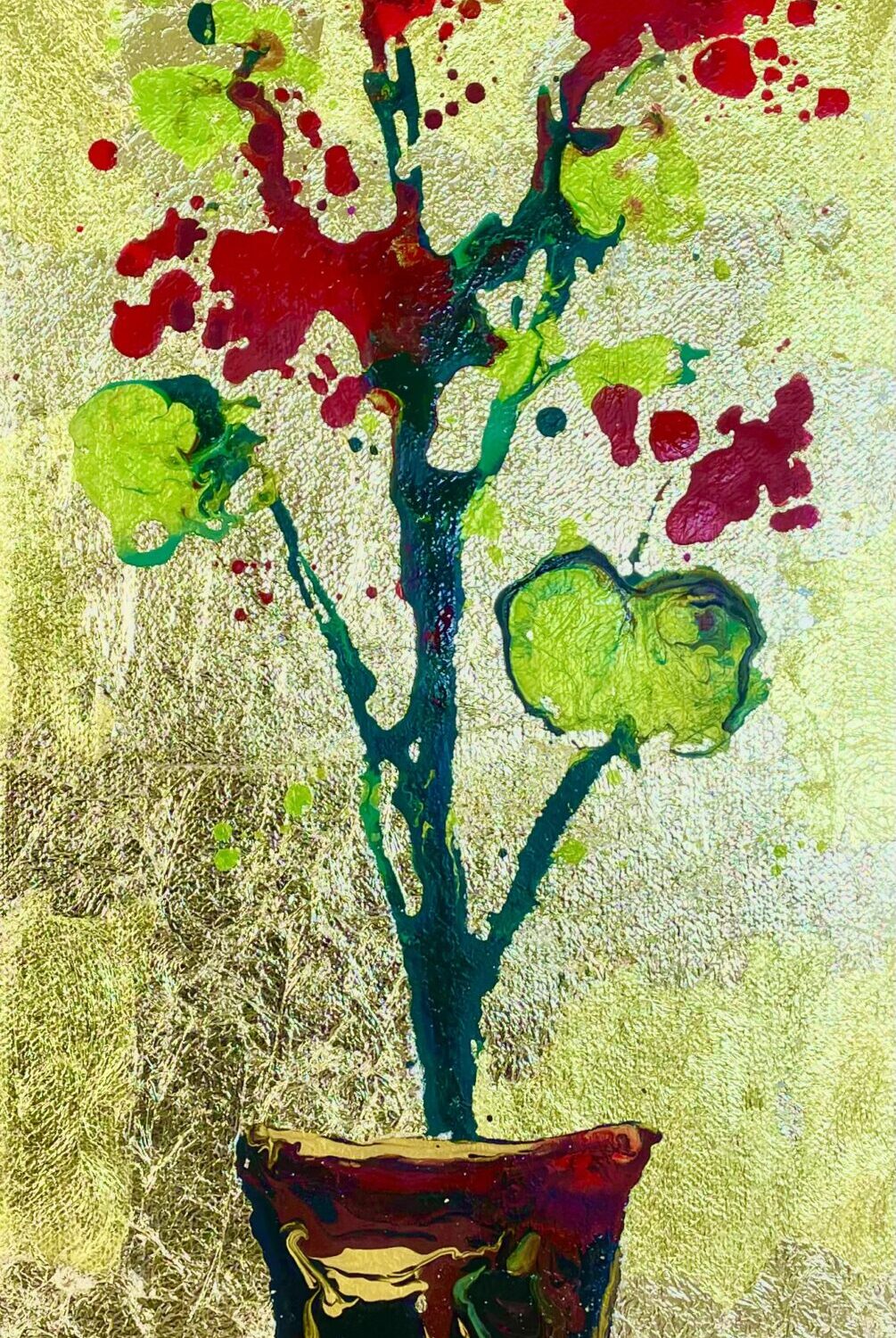 Red Geranium 2  50x20x4cm