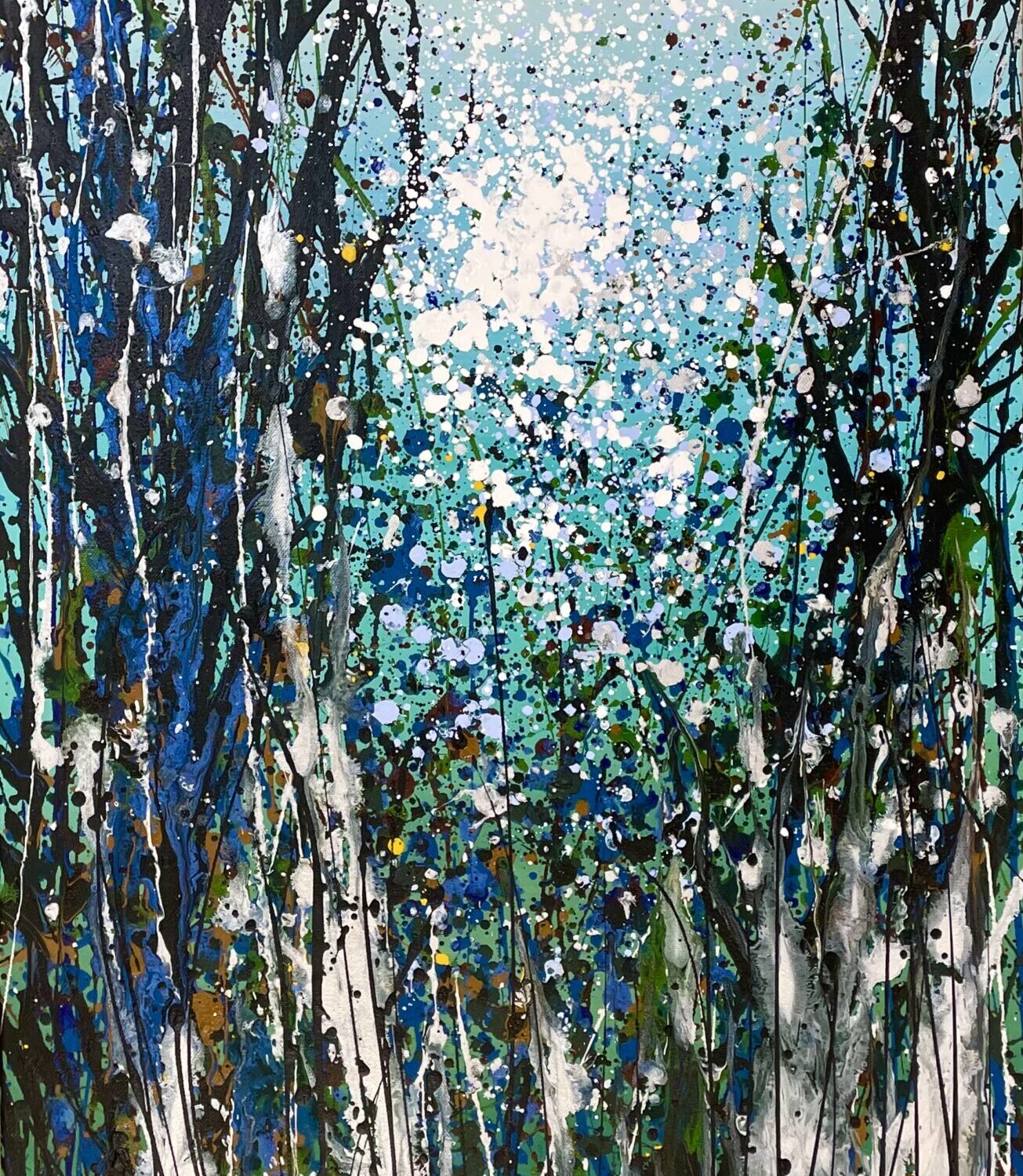 Silver Woodland 100x50x4cm