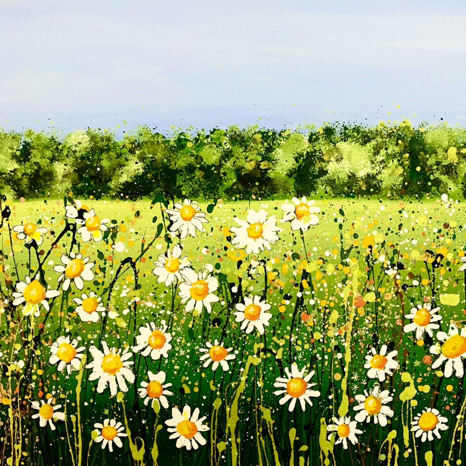 Golden Daisies 90x60x4cm