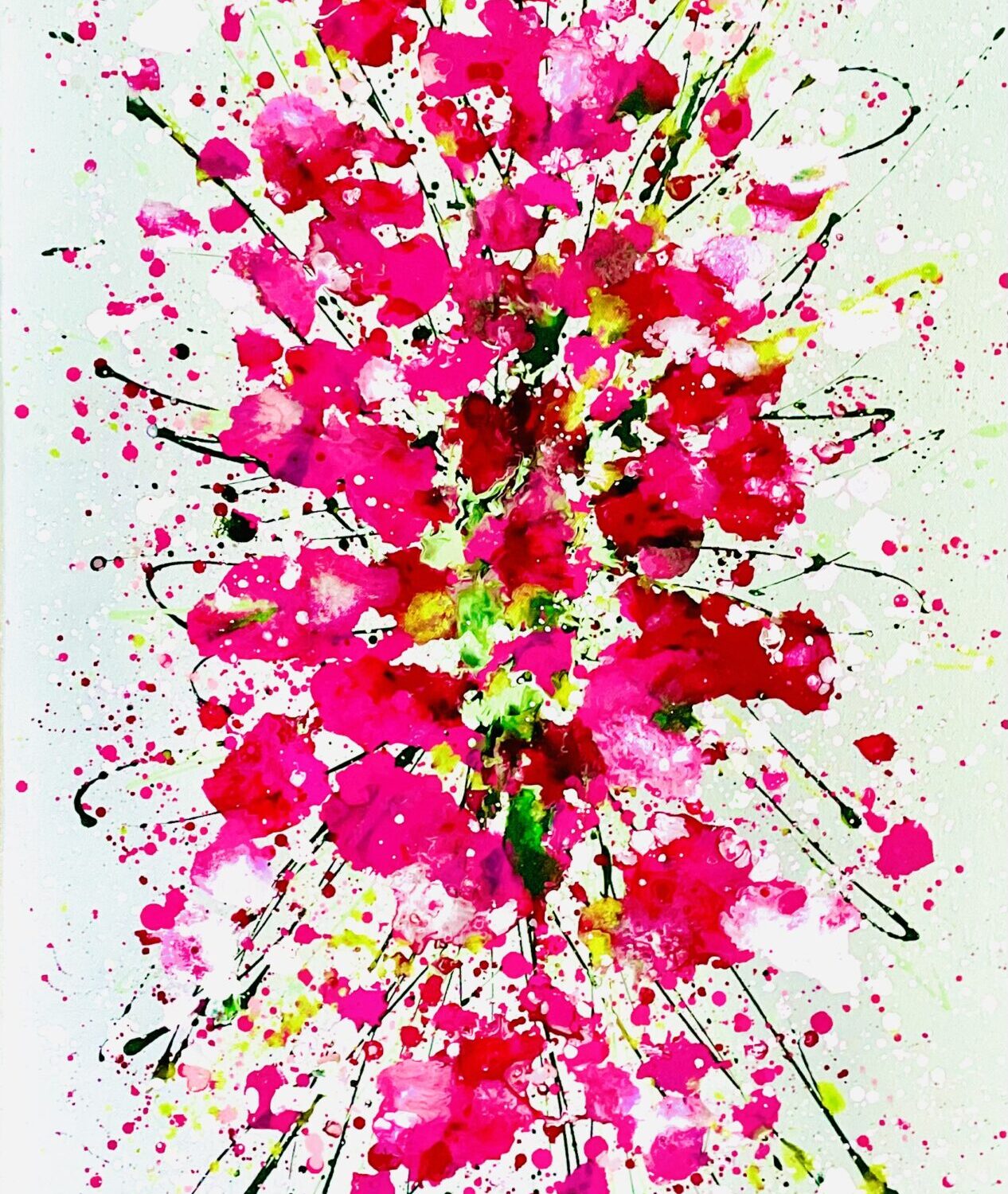 Sweet Peas 100x50x4cm