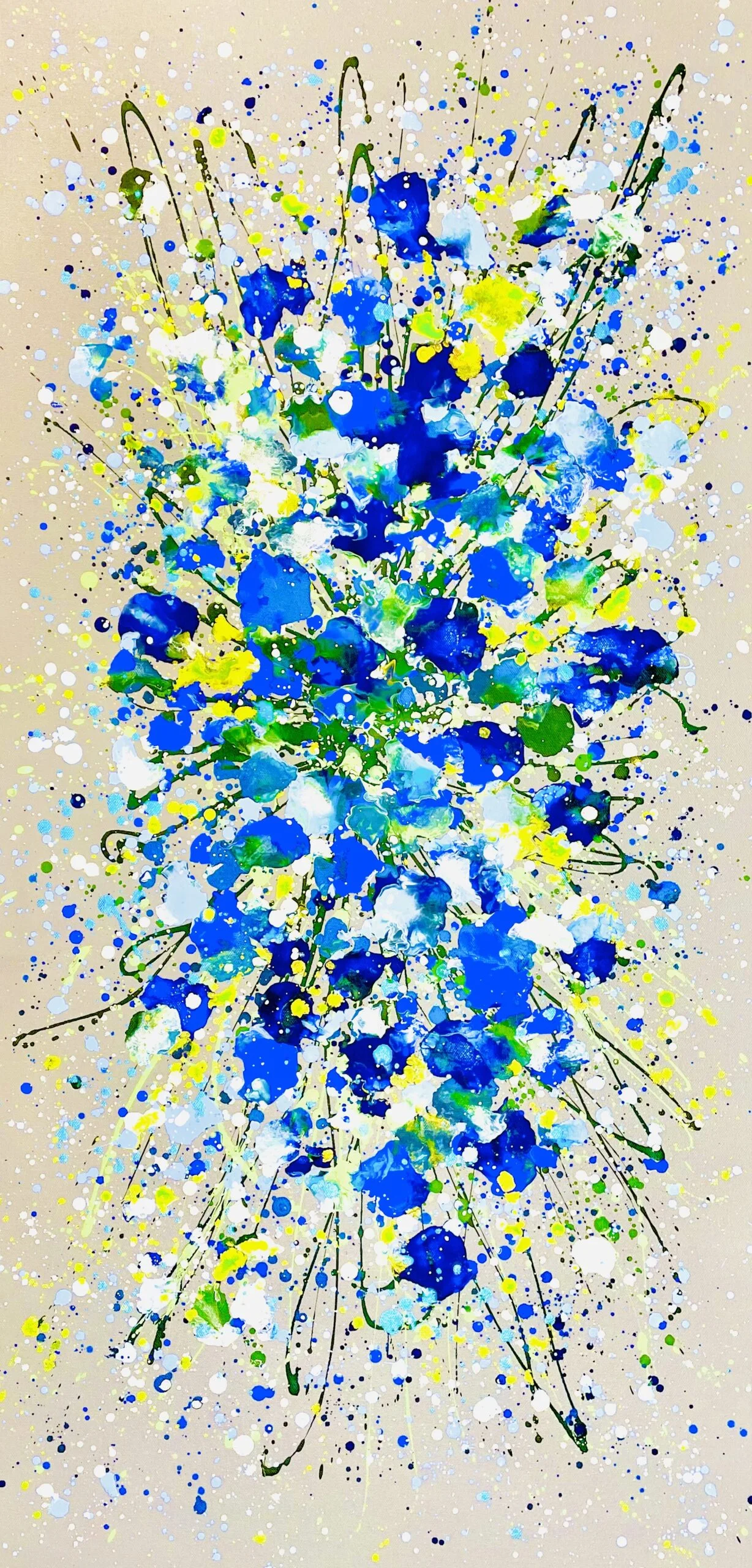 Blue Splash 100x50x4cm