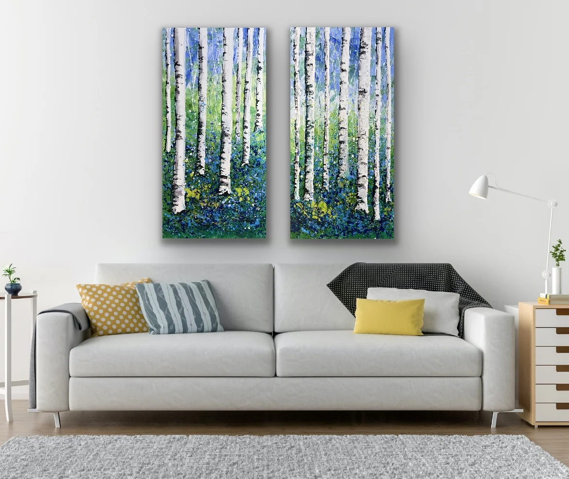 Bluebells 100x50x4cm