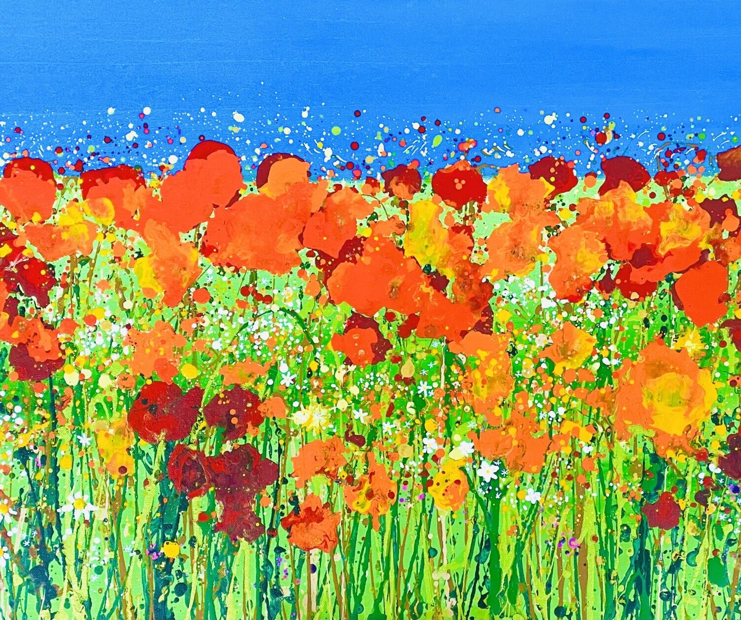 Poppies Of Puglia 100x50x4cm