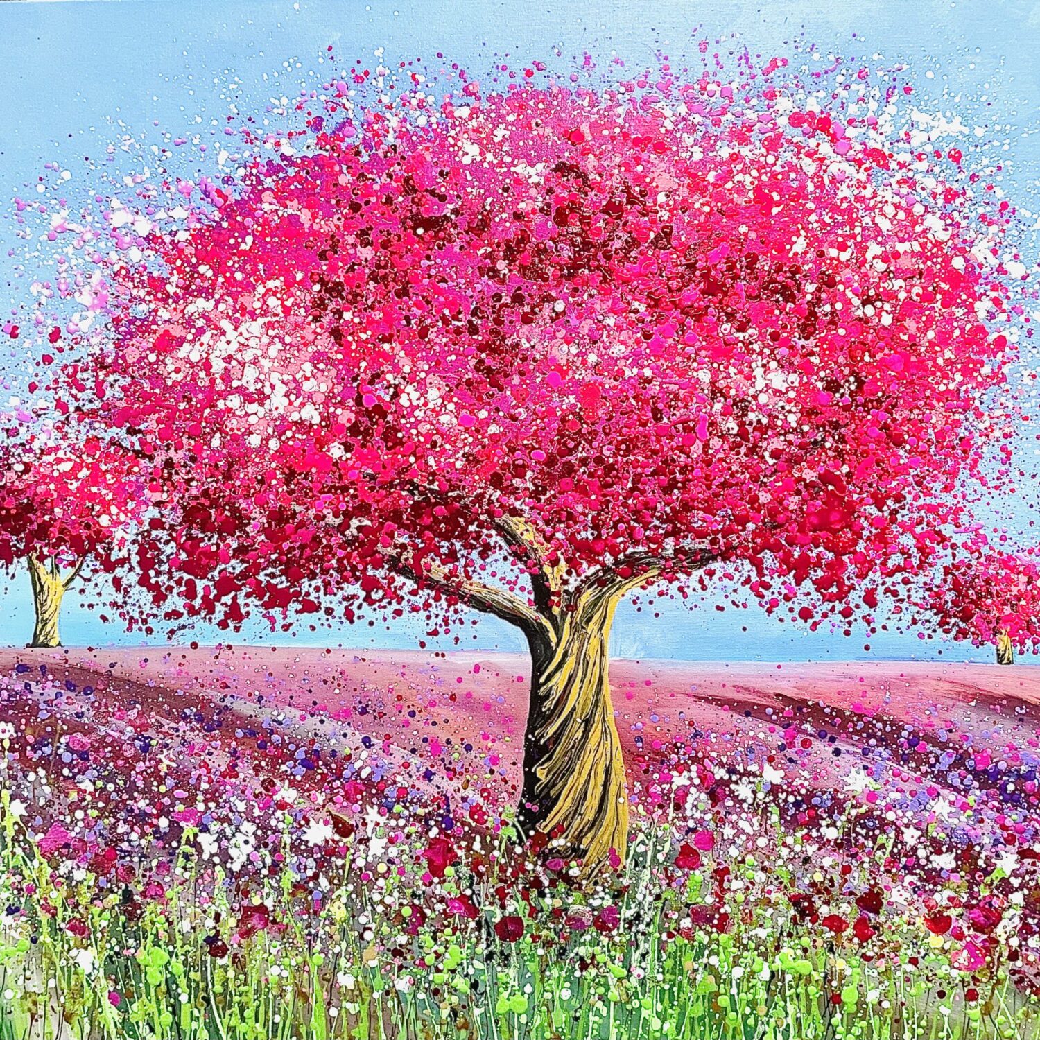 Pink French Almond Trees 120x100x4cm