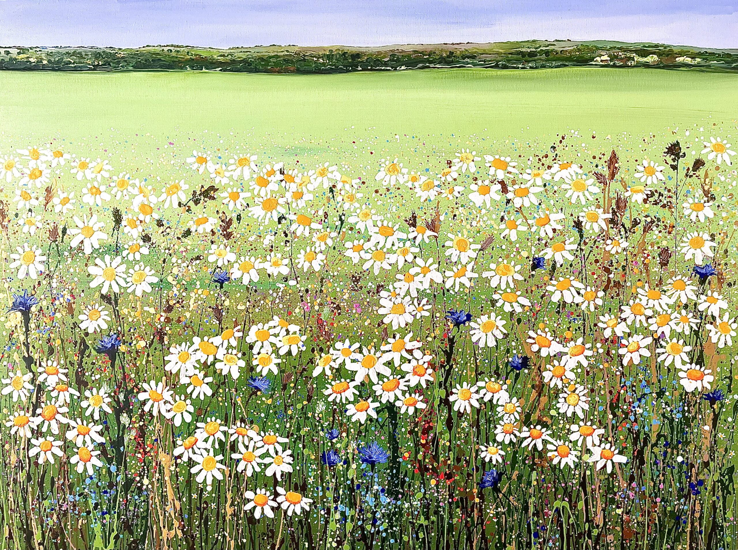Field of Summer Daisies 122x92x4cm
