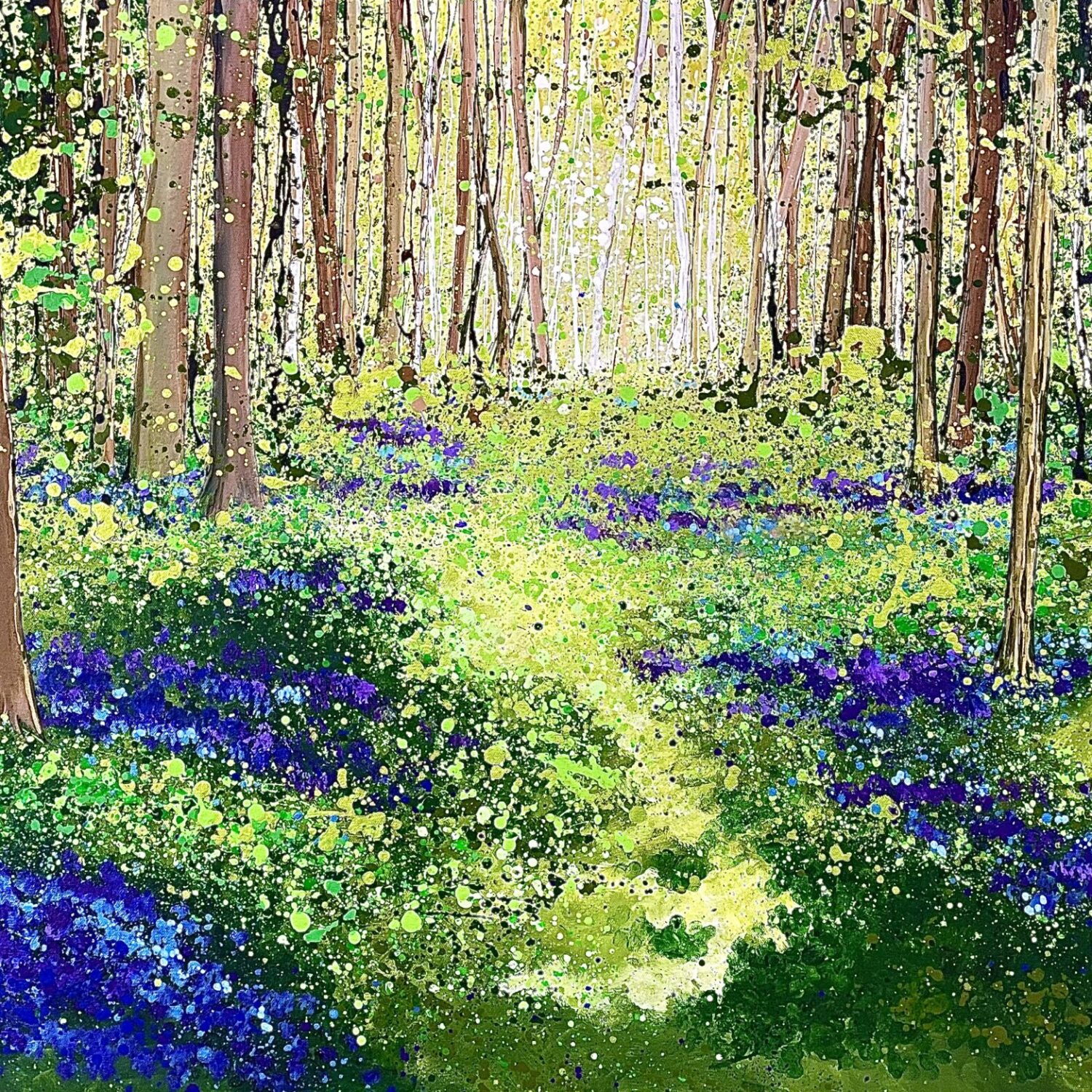 April Walk 42x30cm