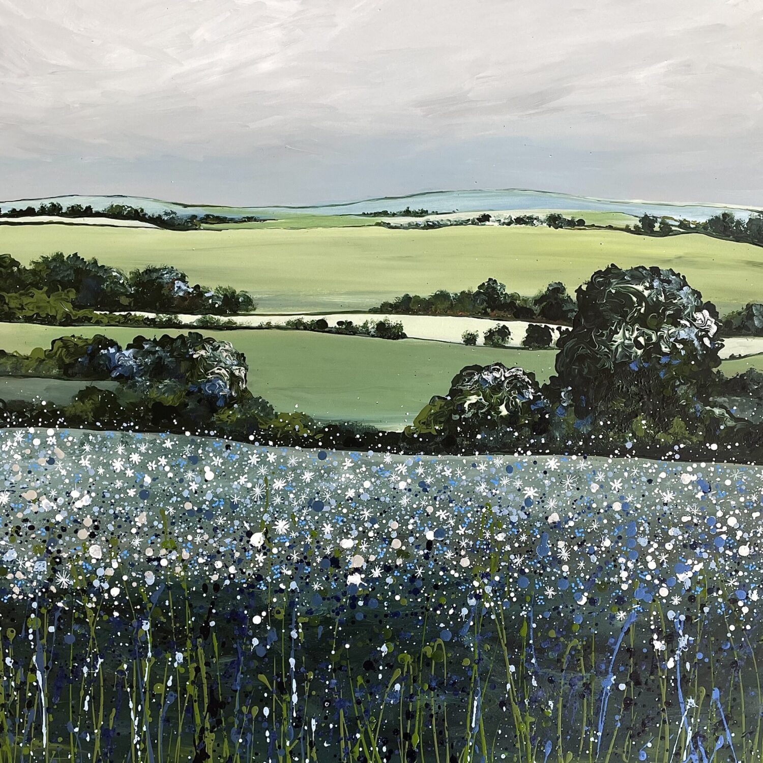 Field Of Stars 80x80x4cm
