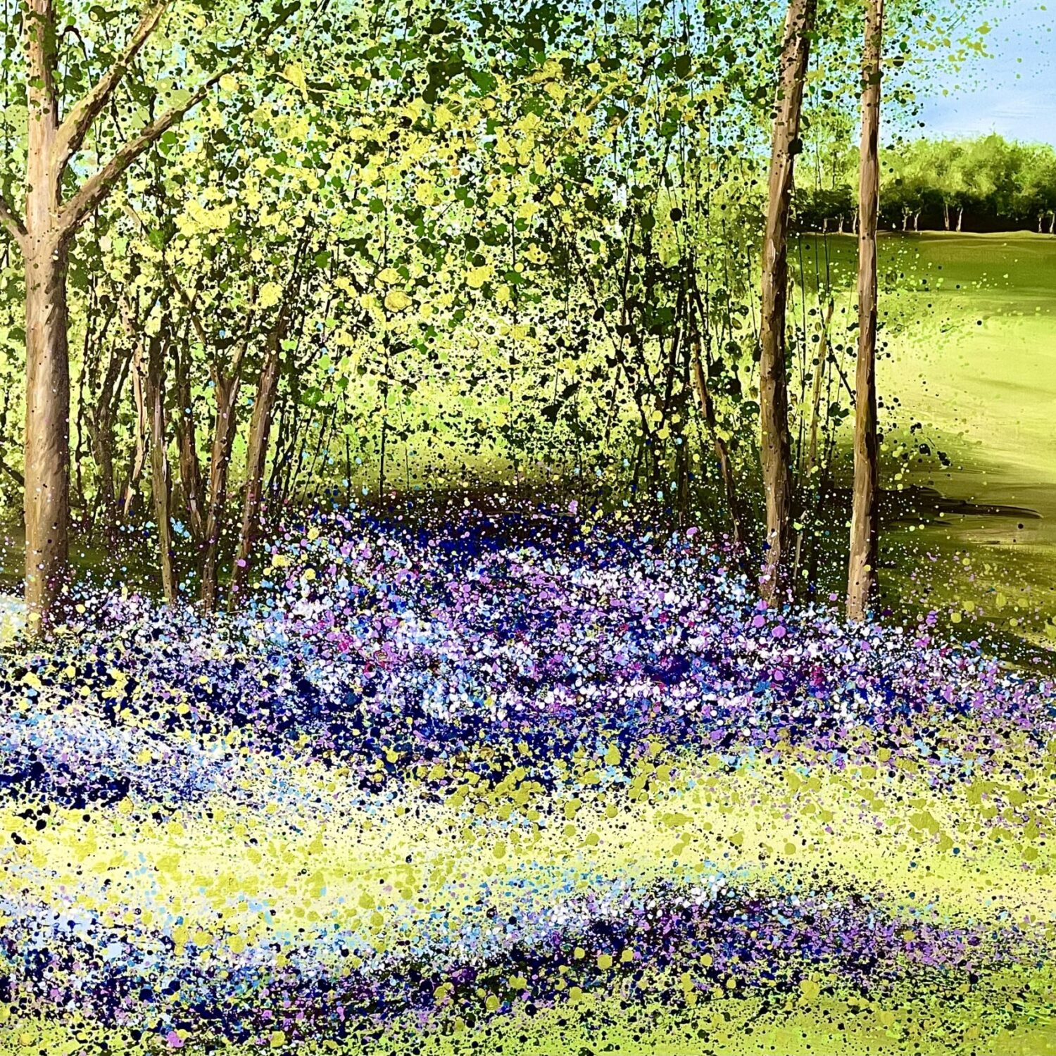 Sussex Bluebells 150x100x4cm