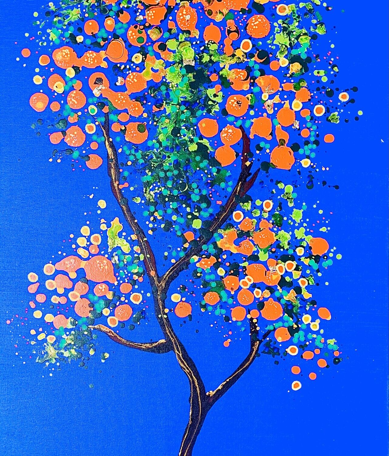 Tall Orange Tree 50x100x4cm