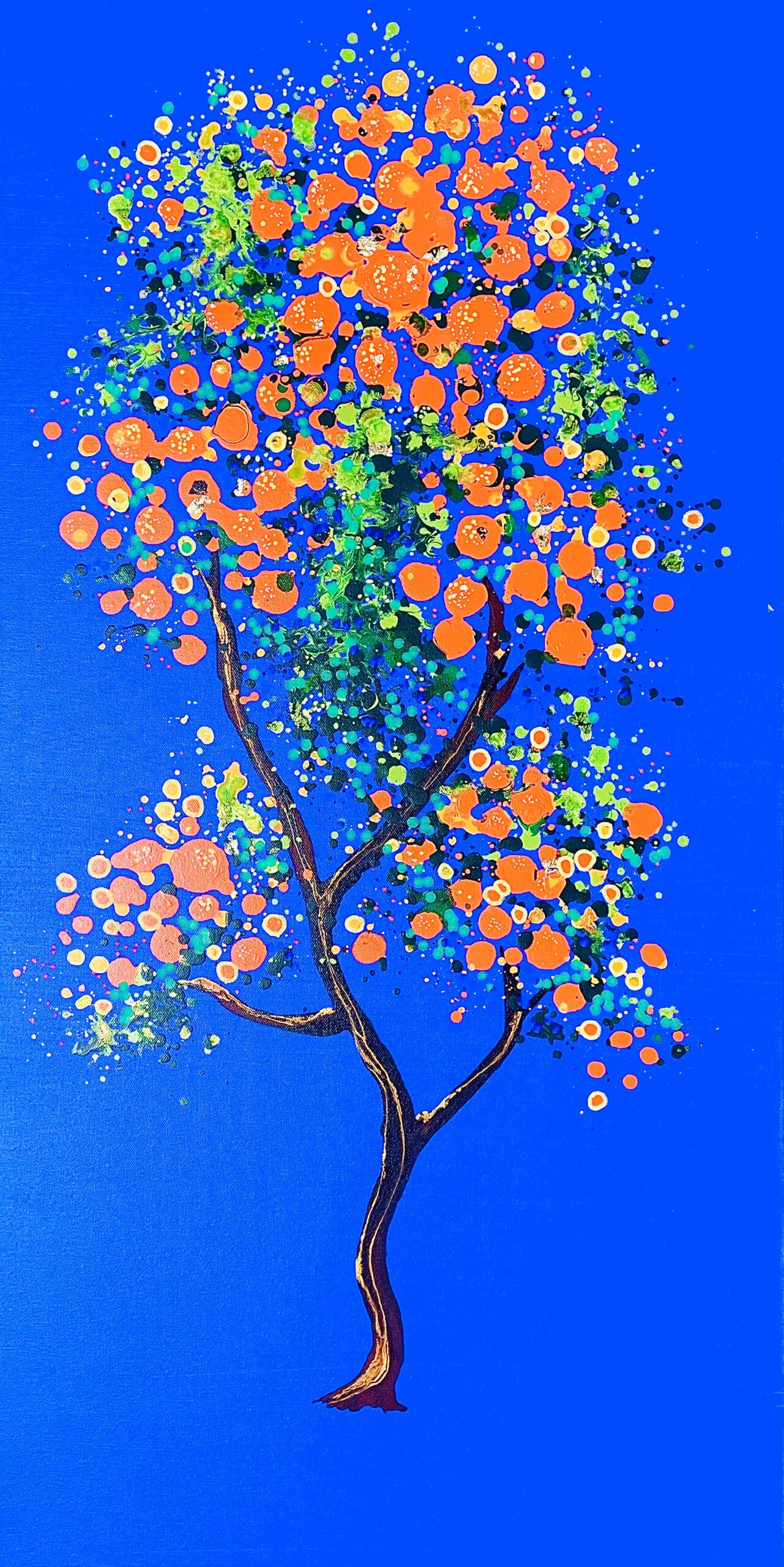 Tall Orange Tree 50x100x4cm