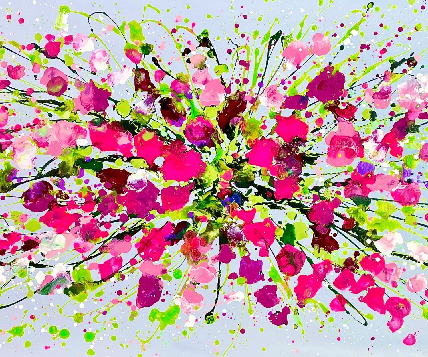 Sweet Pea Memories 100x50x4cm