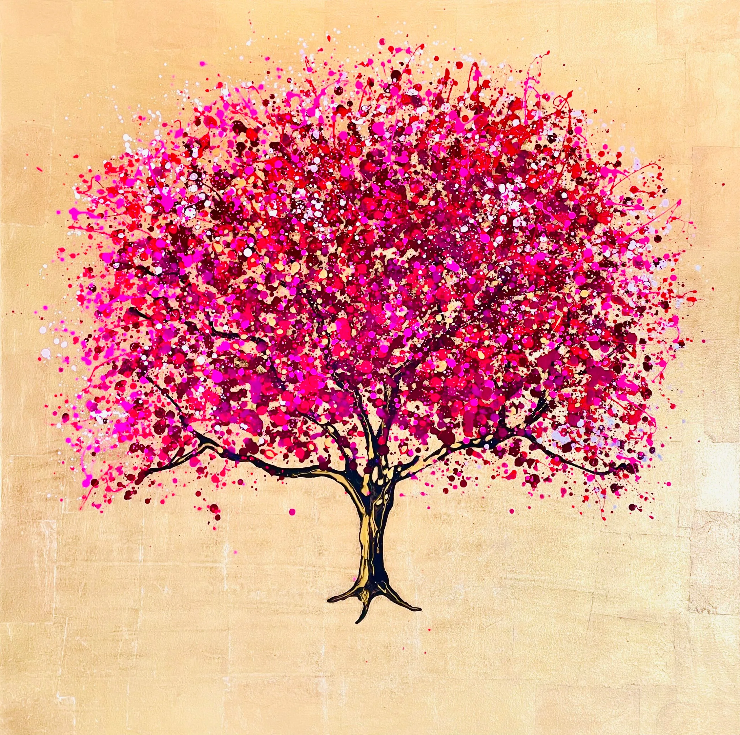 Pink and Fabulous! 100x100x4cm