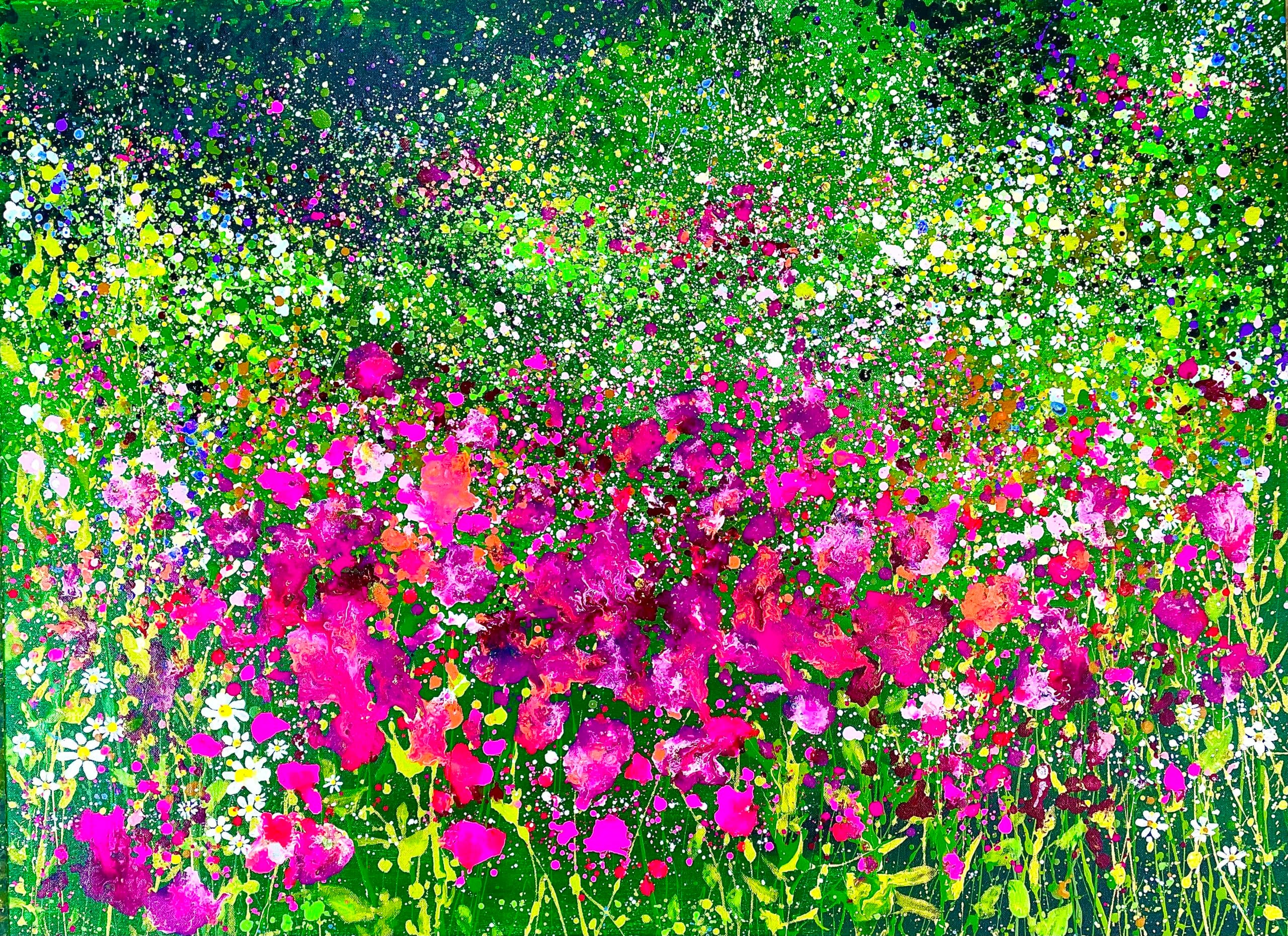 Pink Garden 102x76x2cm