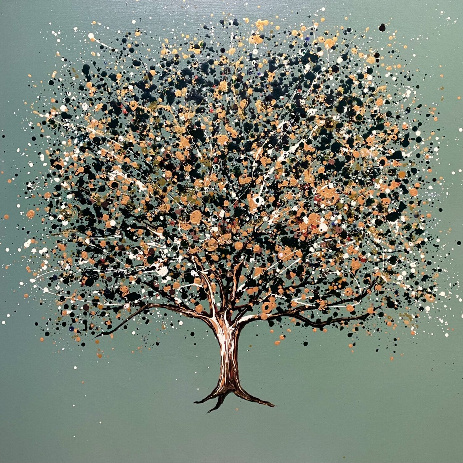Heart Of Gold 100x100x4cm