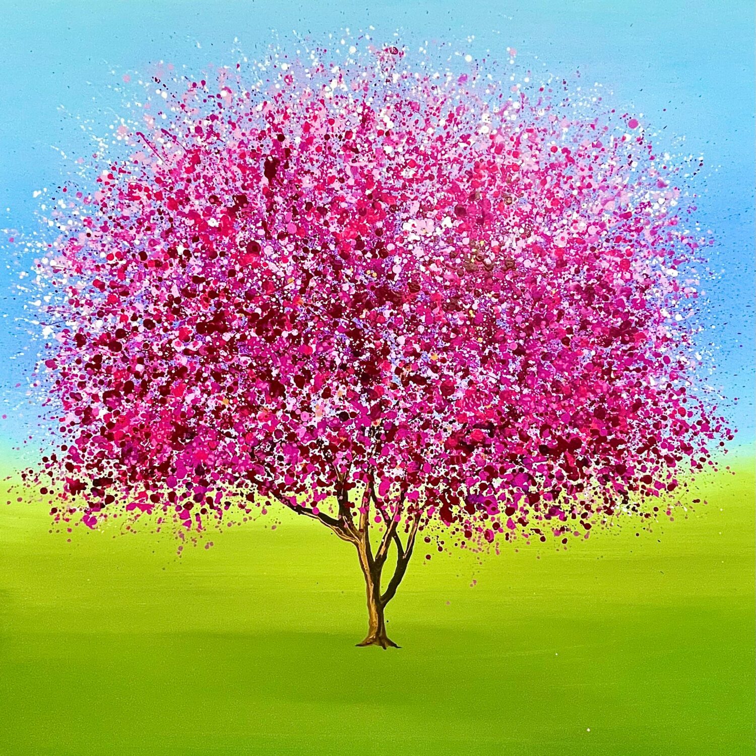 Spring’s Embrace 100x100x4cm