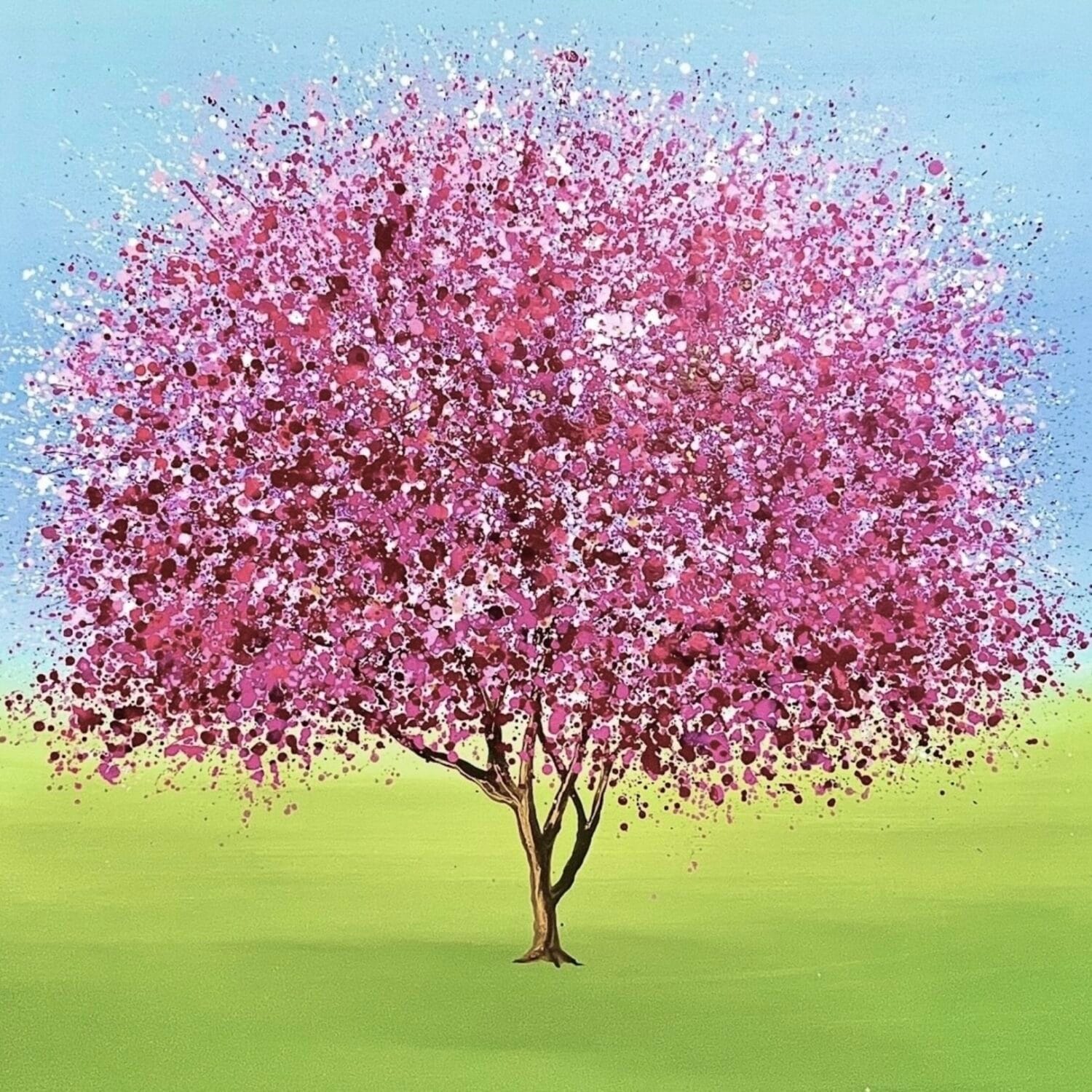 Spring’s Embrace 100x100x4cm