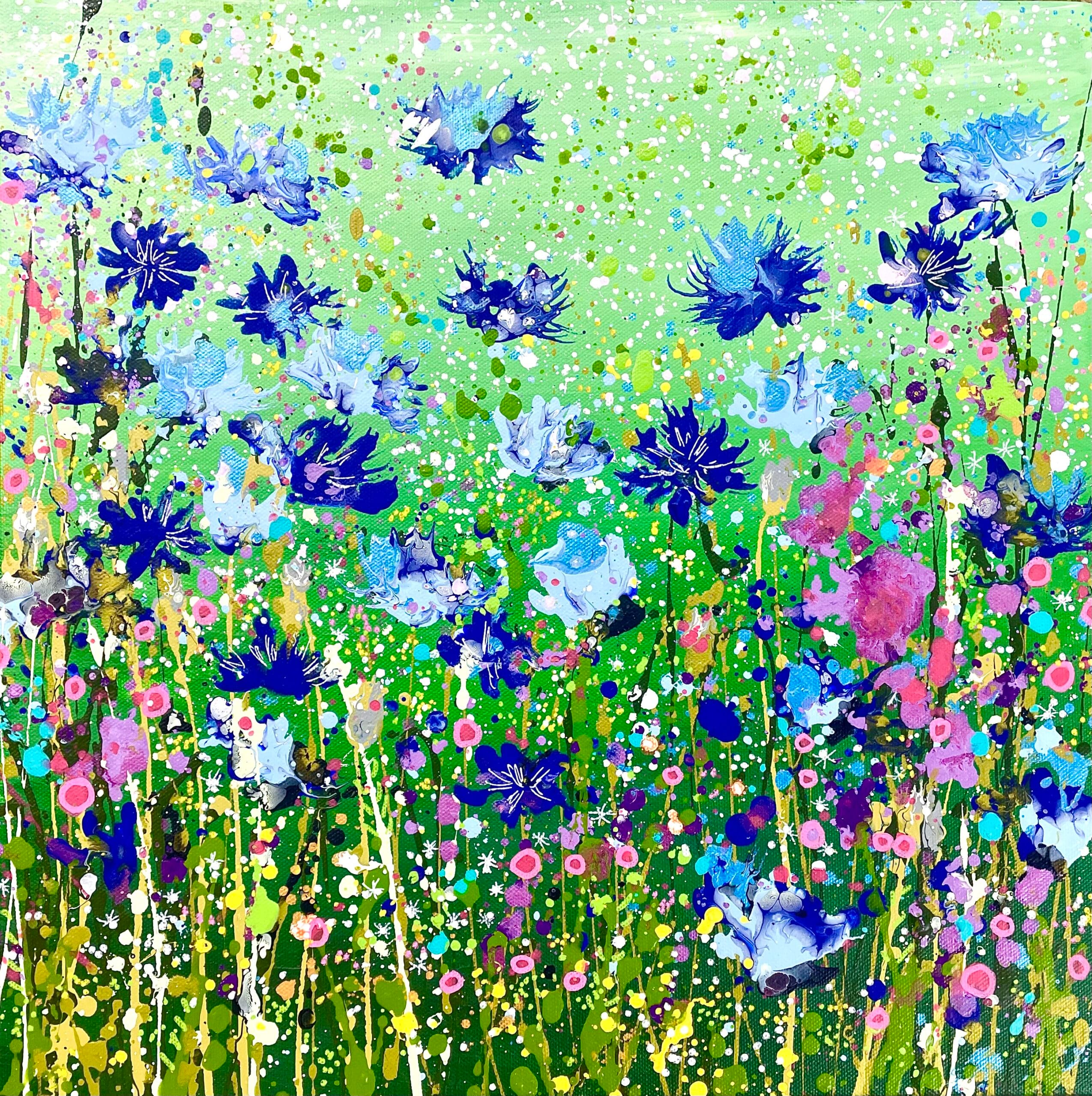Sweet Cornflowers 40x40x4cm