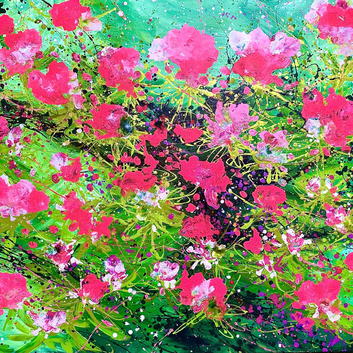 Pure Pink Passion 120x100x4cm