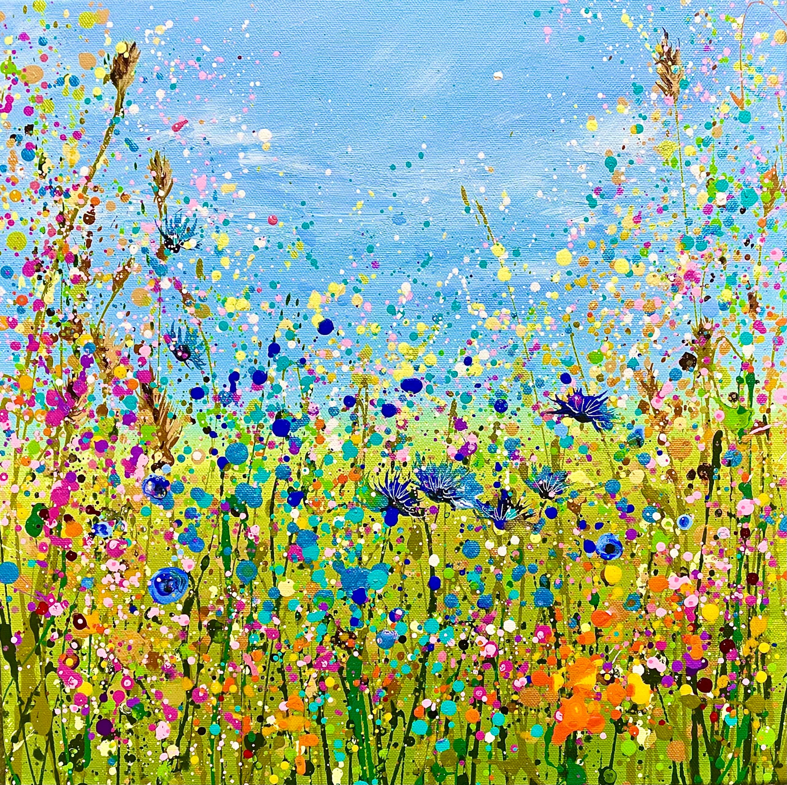 Cornflower Party 1    40x40x4cm