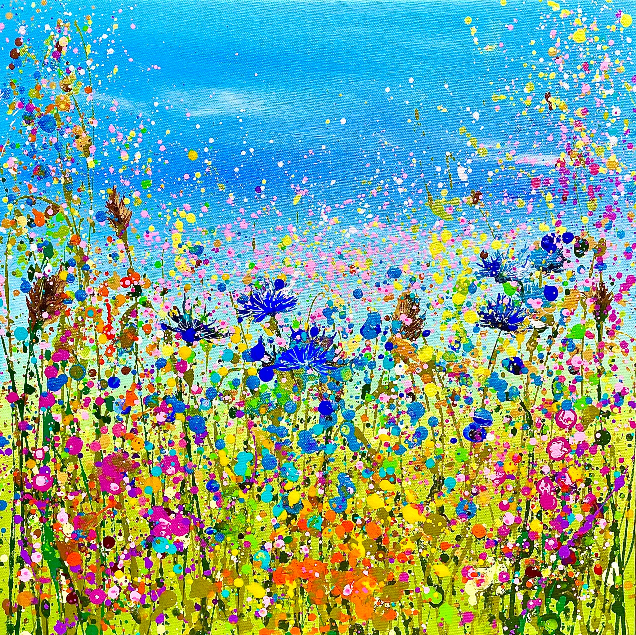 Cornflower Party 2   40x40x4cm