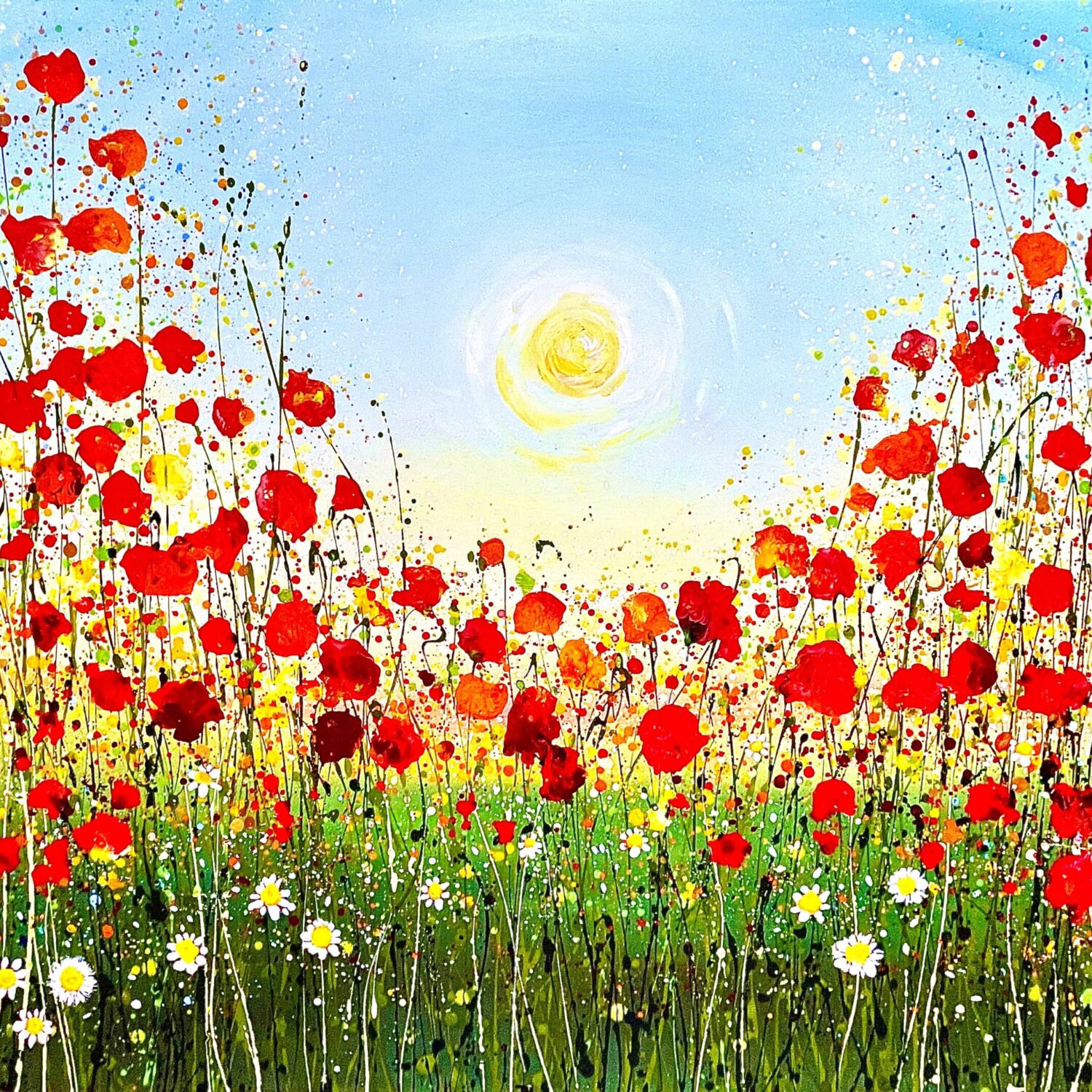 Sun Poppies 120x100x4cm