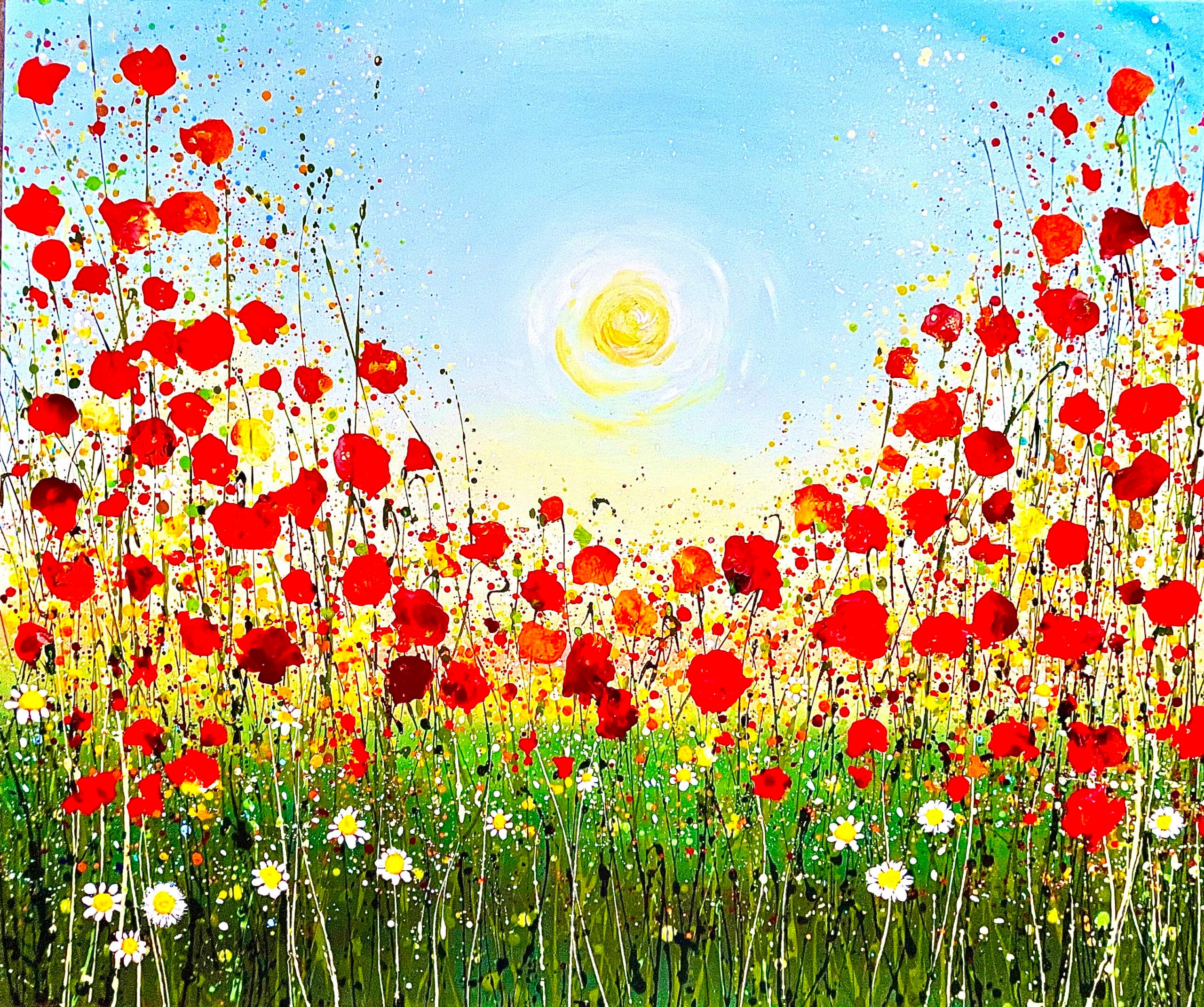 Sun Poppies 120x100x4cm