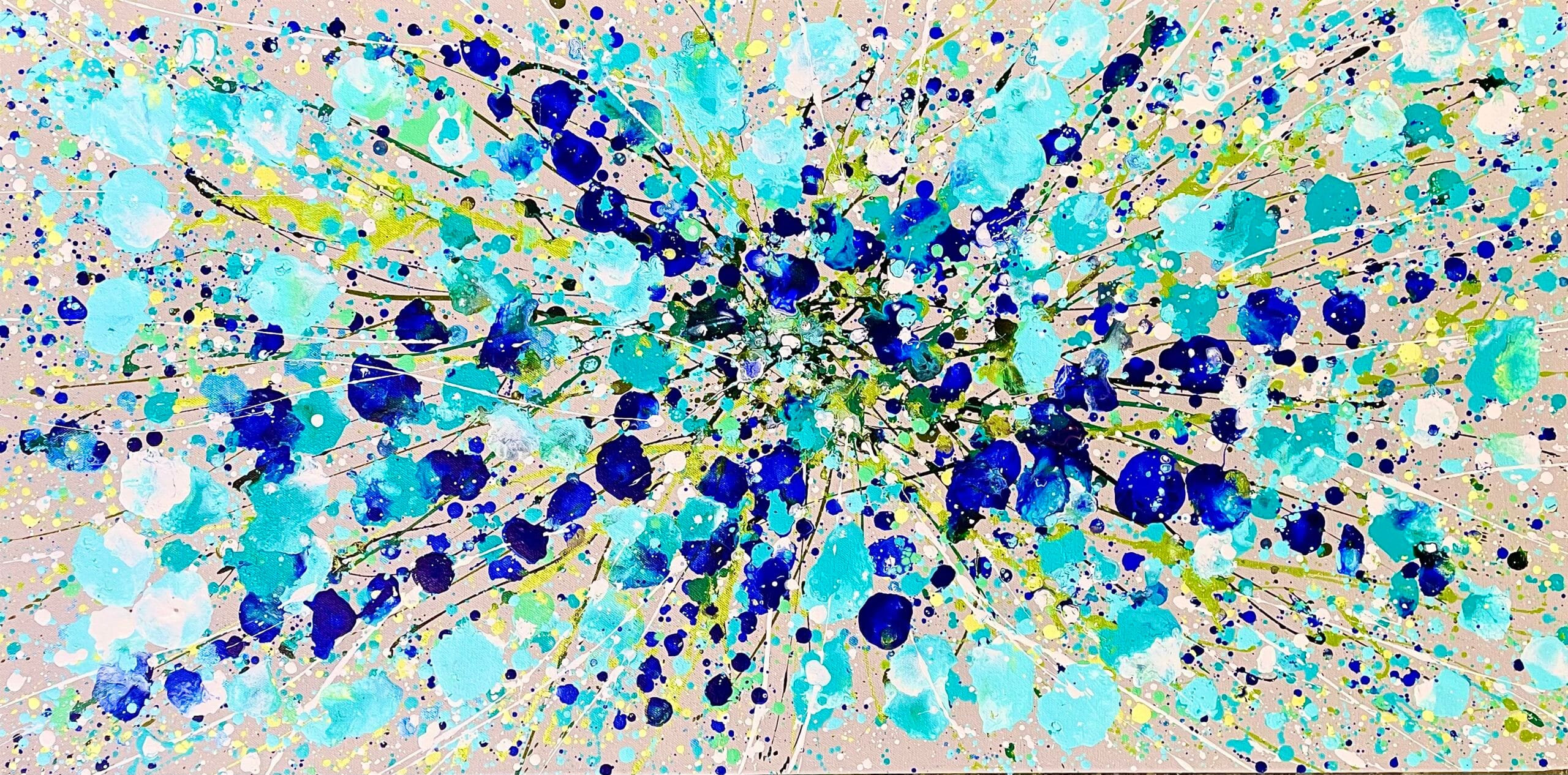 Turquoise Dreams 100x50x4cm