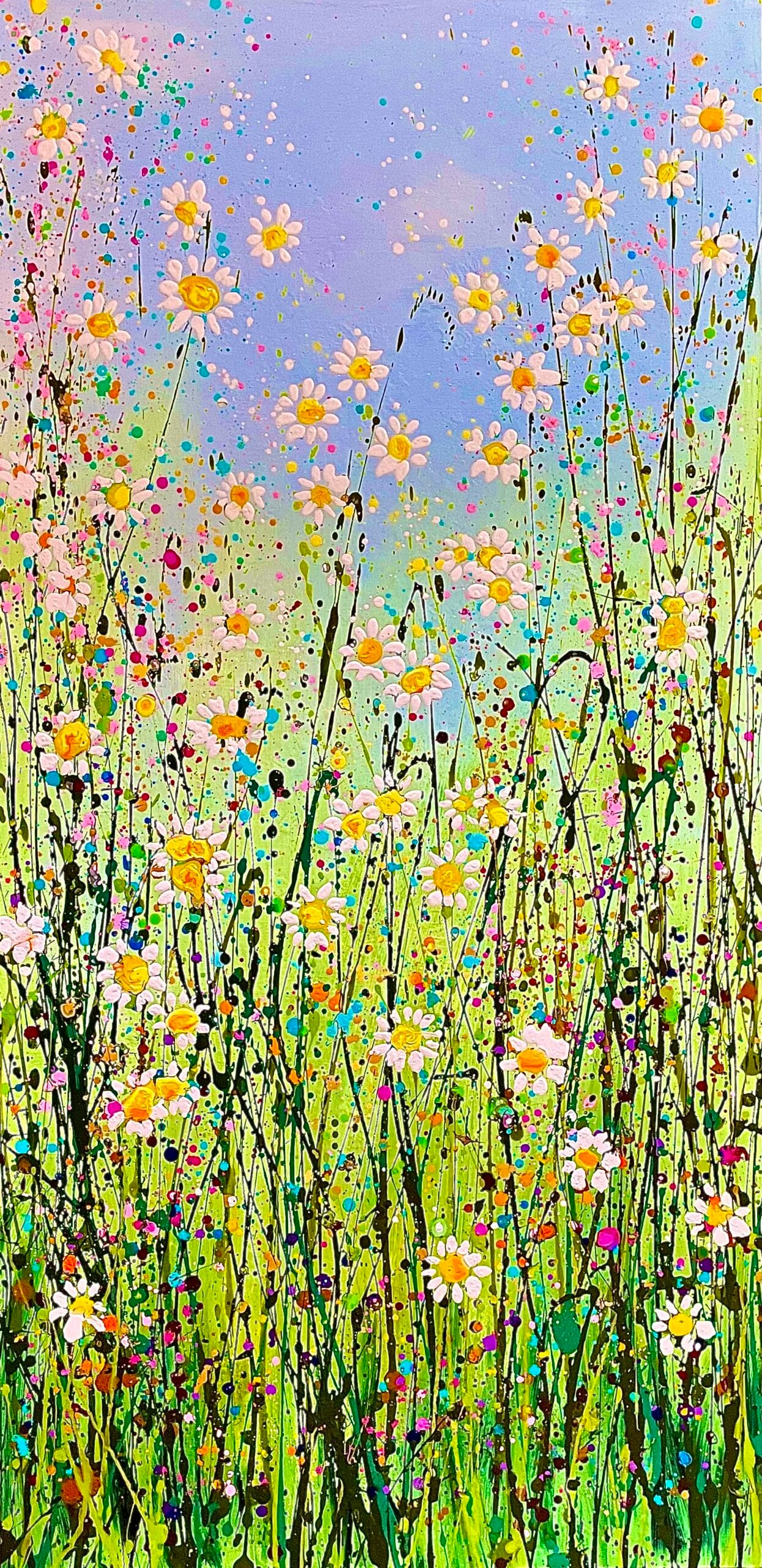 Wild Daisies 100x50x2cm