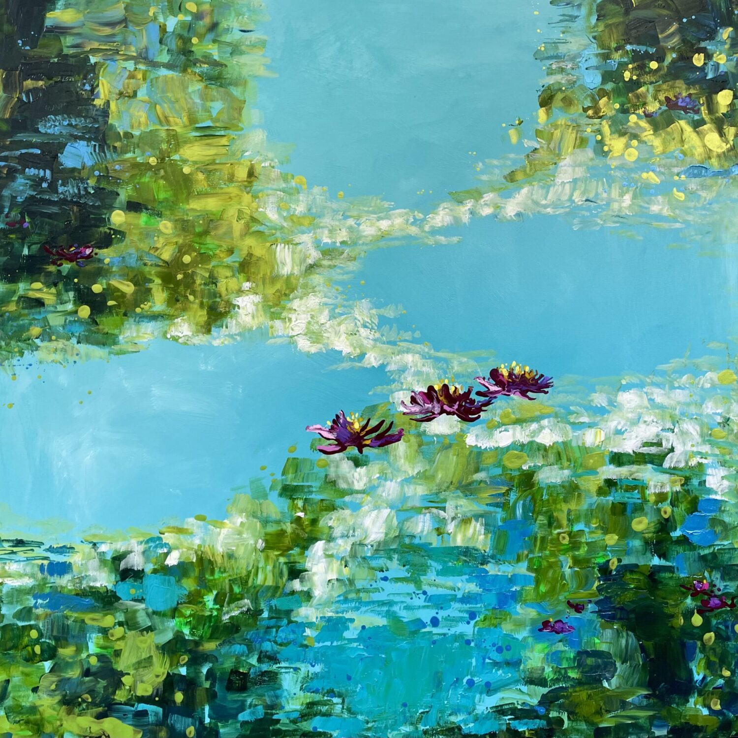 Quiet Reflections 100x100x4cm