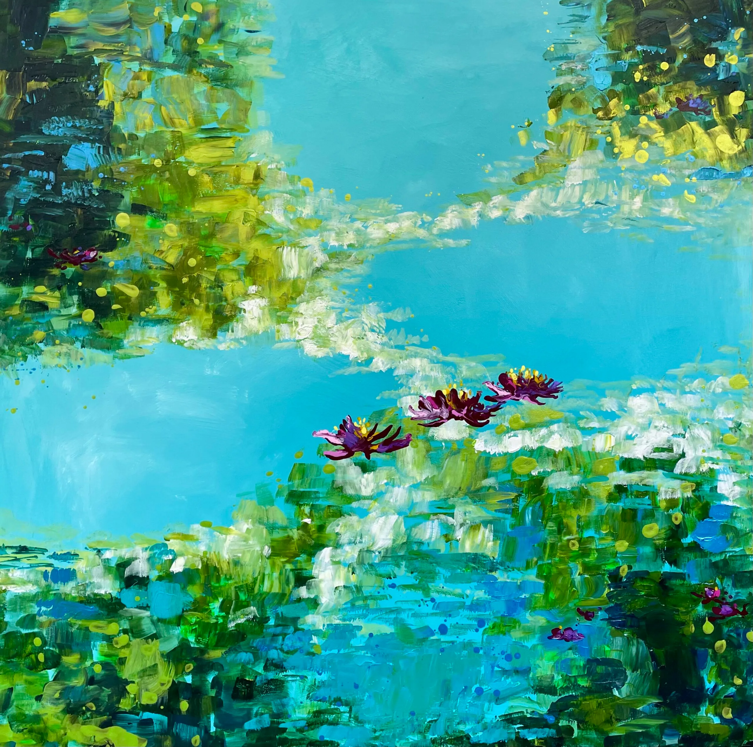 Quiet Reflections 100x100x4cm