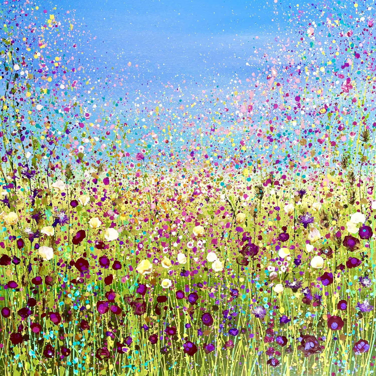 Symphony Of Petals 100x100x4cm