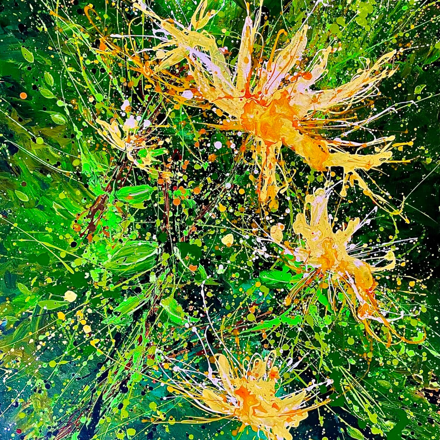 Honeysuckle Starburst 80x100x4cm