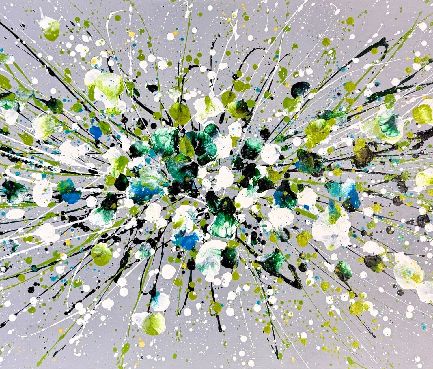 Sweet Pea Serenity | 100 X 50 X 4cm | Acrylic On Canvas