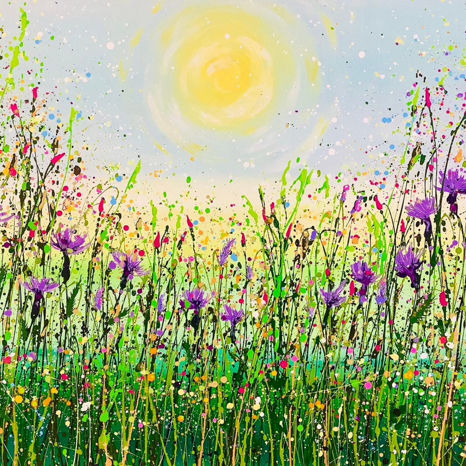 Wealden Grassland | 40 X 30cm Print / 55 X 45cm Framed | Limited Edition Giclée Print