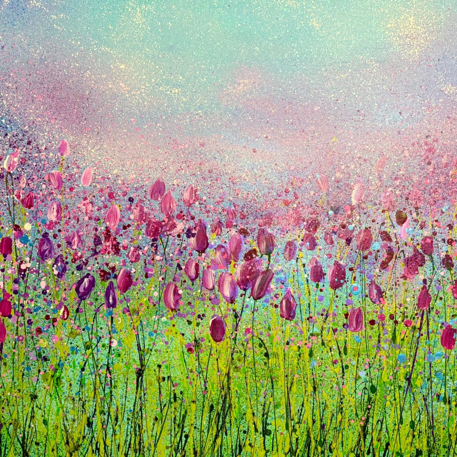 Dream Tulips | 100 X 80 X 4cm | Acrylic On Canvas