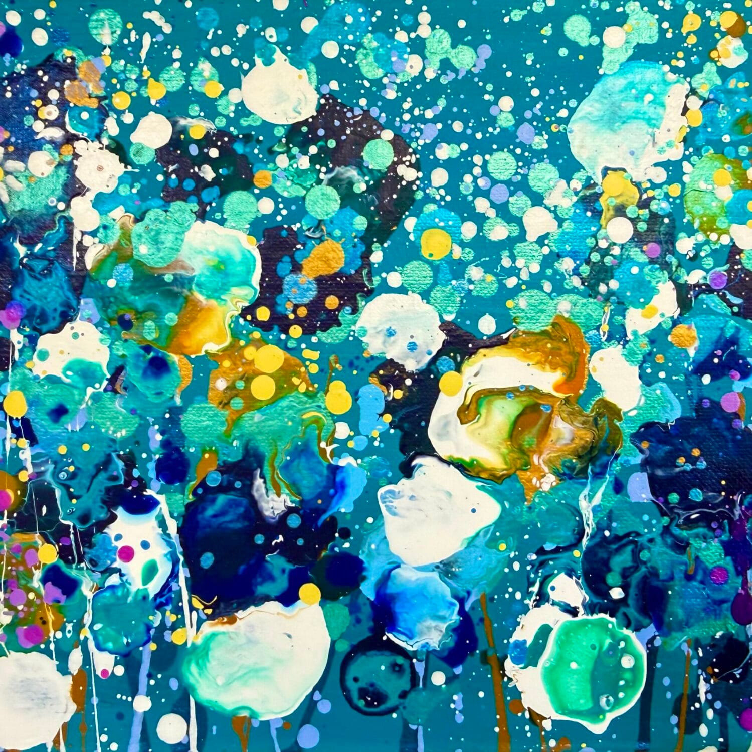 Midnight Garden II | 26 X 20 X 4cm | Acrylic On Canvas