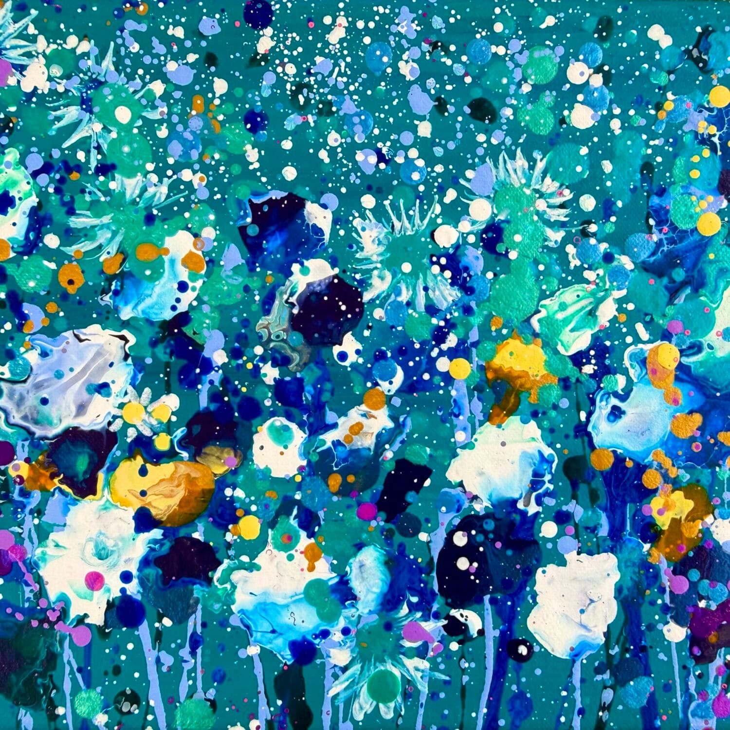 Midnight Garden III | 26 X 20 X 4cm | Acrylic On Canvas