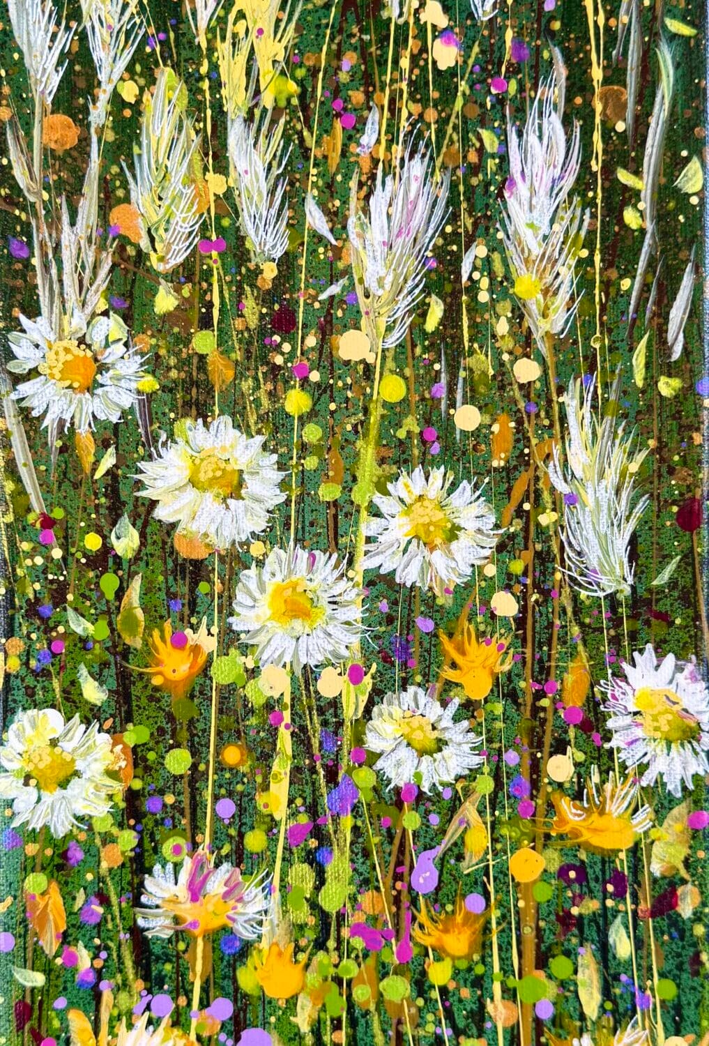 Chorus Of Summer | 20 X 50 X 4cm | Acrylic On Canvas