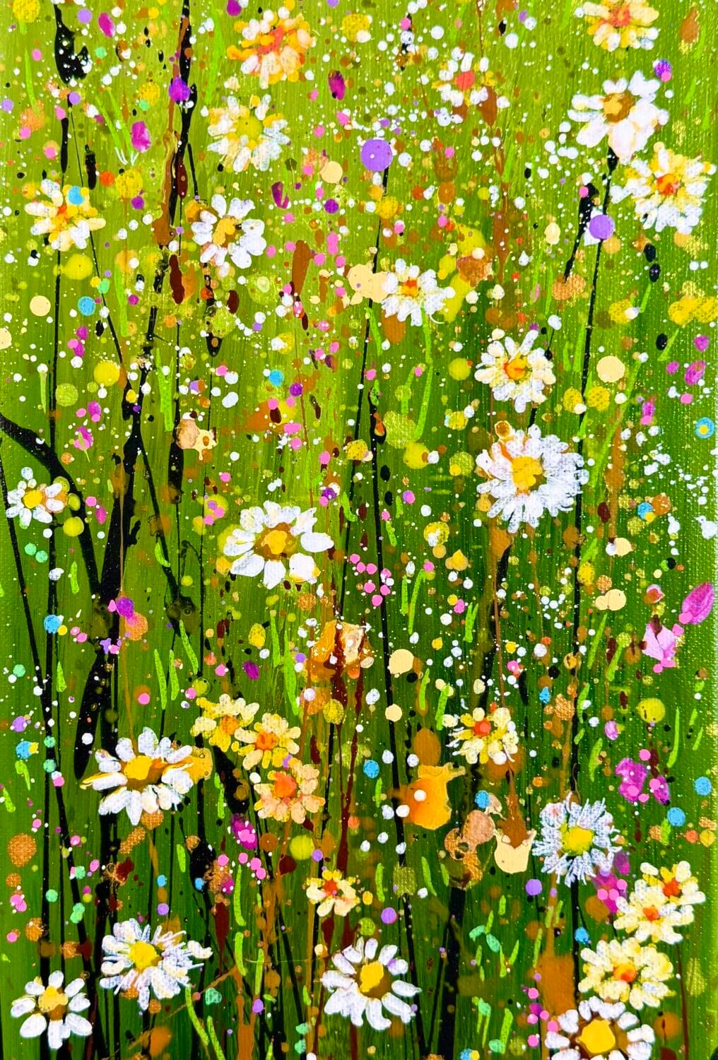 The Long Meadow | 20 X 50 X 4cm | Acrylic On Canvas