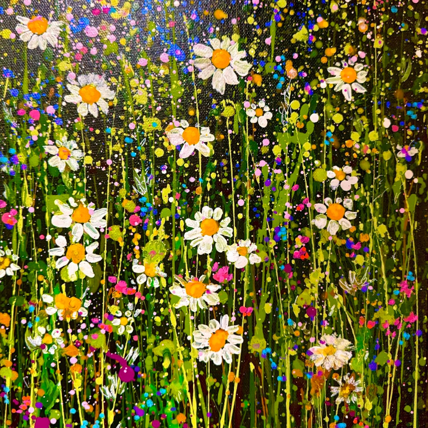 Daisy Fest | 28 X 36 X 4cm | Acrylic On Canvas