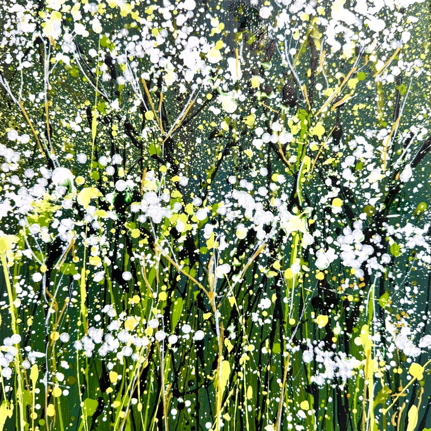 Cow Parsley Dreams | 28 X 36 X 4cm | Acrylic On Canvas