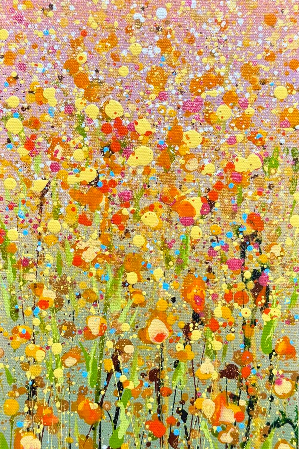 Buttercup Morning | 20 X 50 X 4cm | Acrylic On Canvas