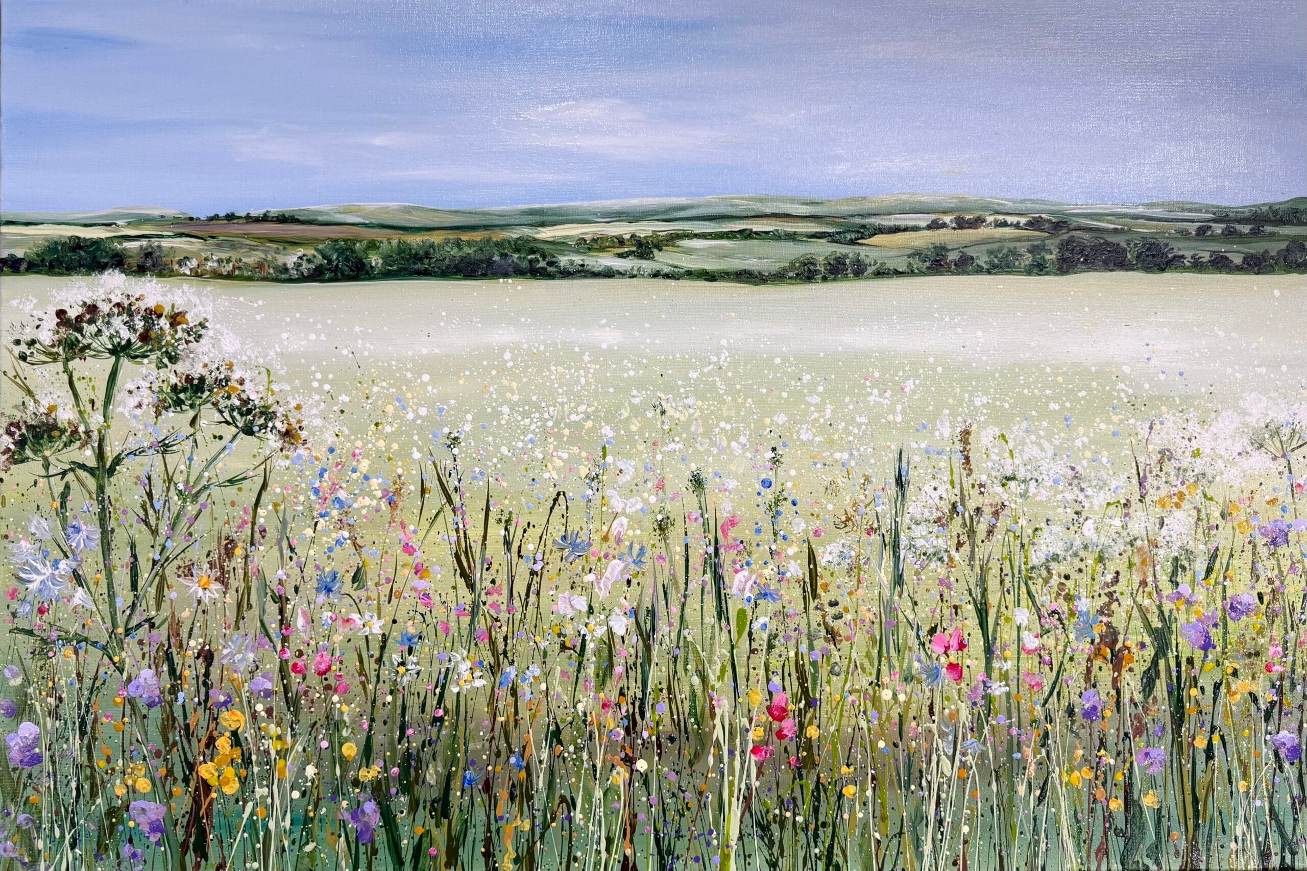 Sussex Whispers original landscape painting Sussex Whispers original oil landscape painting by Sally Oasis Paintings